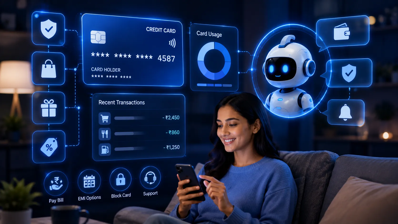 Credit card customer service AI agent — capability overview