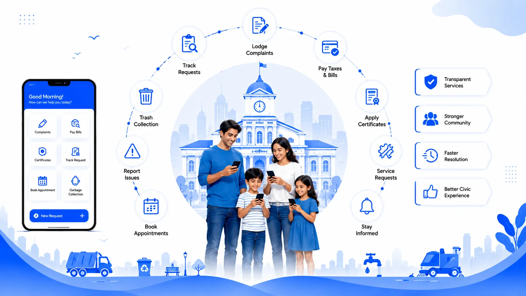 Municipality citizen services AI agent — capability overview