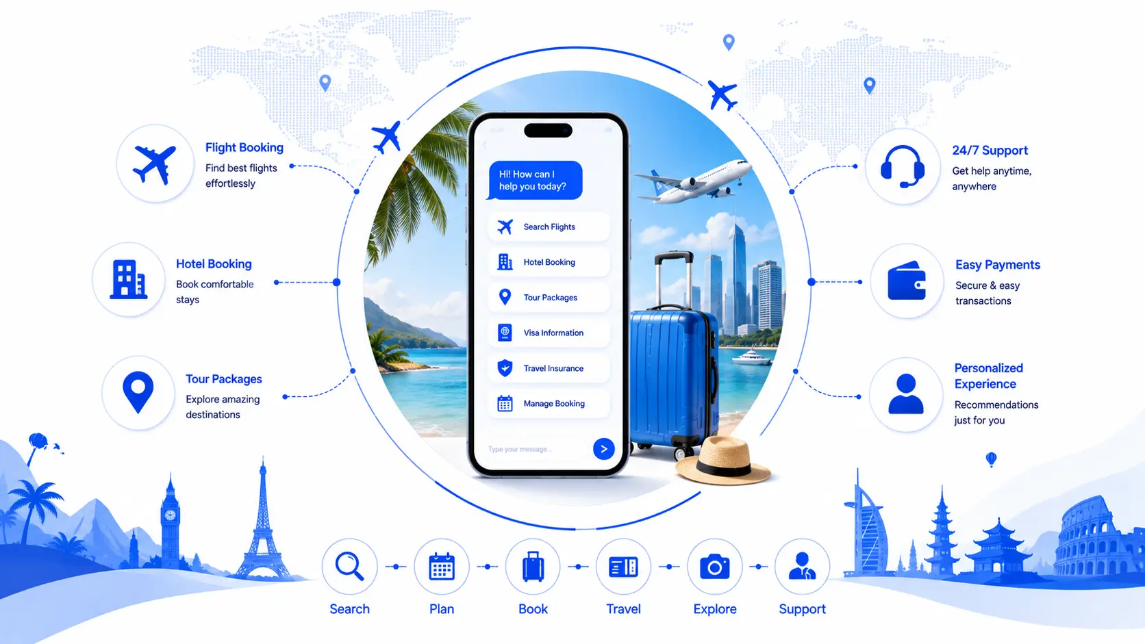 Travel customer AI agent — capability overview