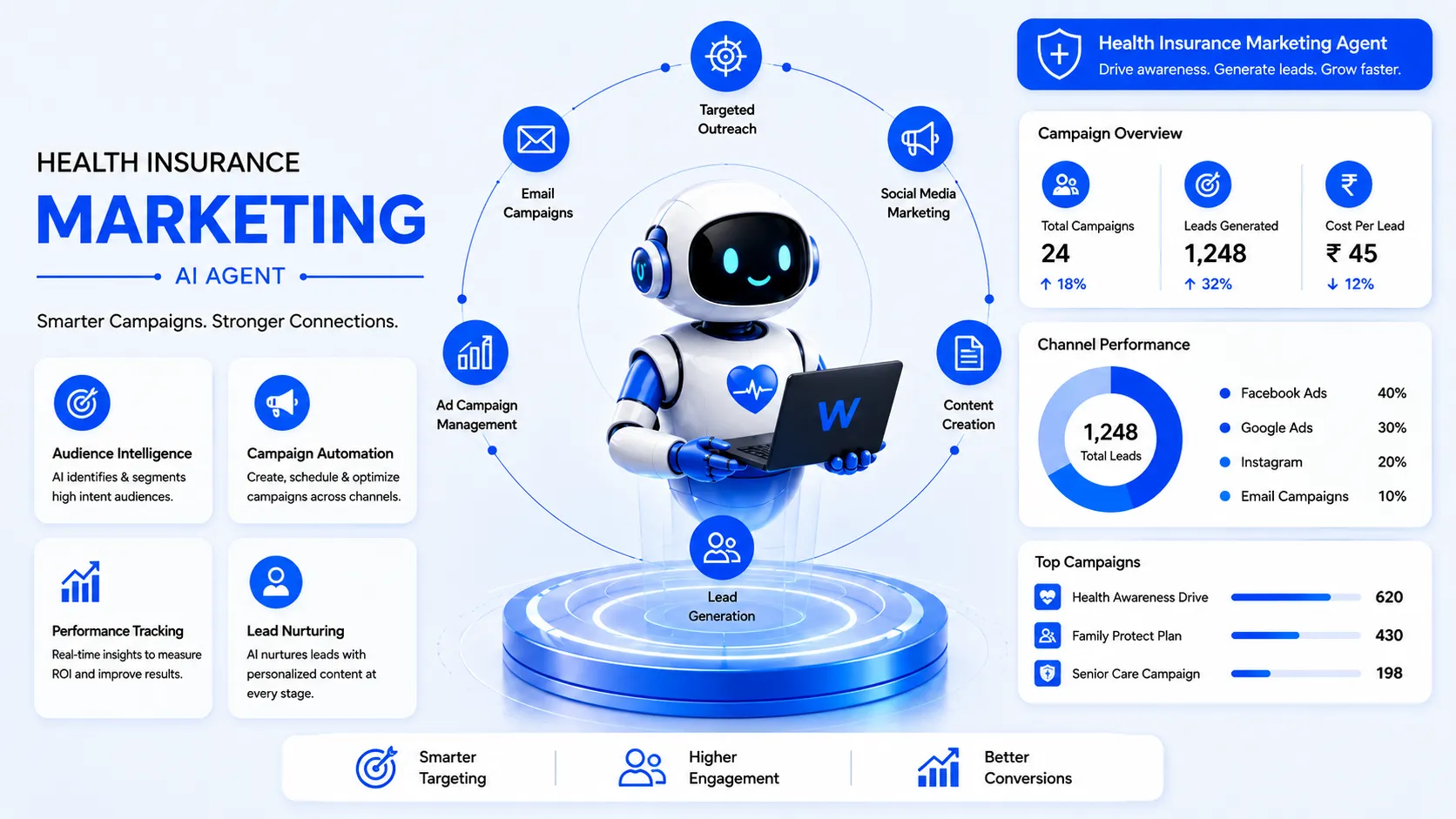 Health insurance marketing AI agent — capability overview