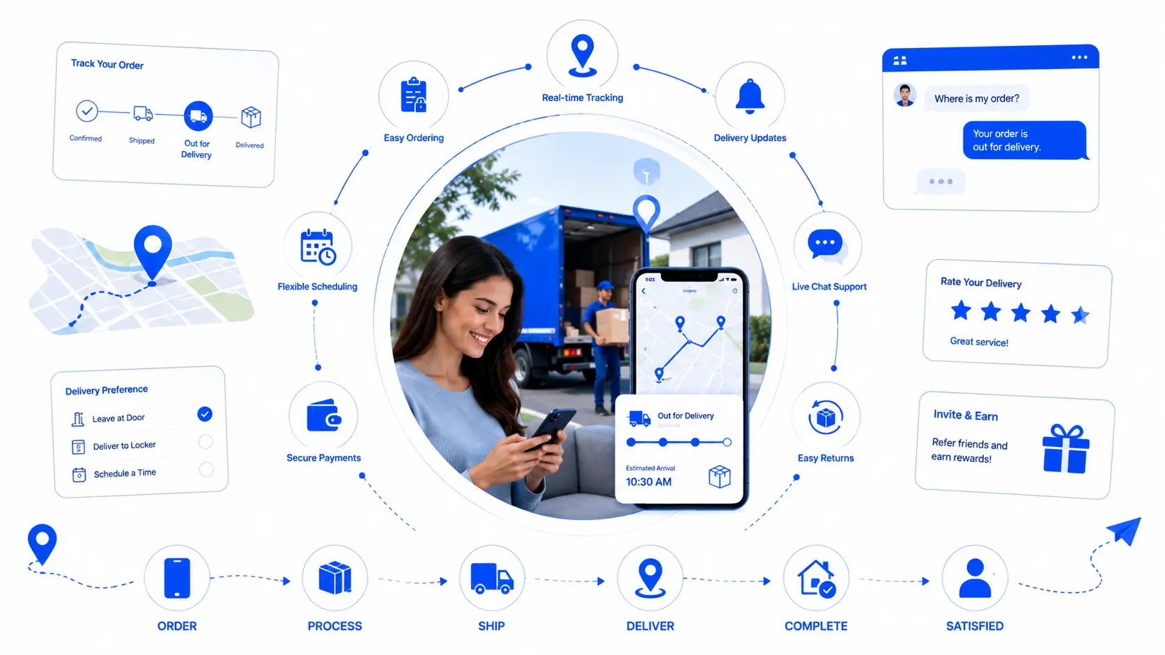 Logistics customer service AI agent — capability overview