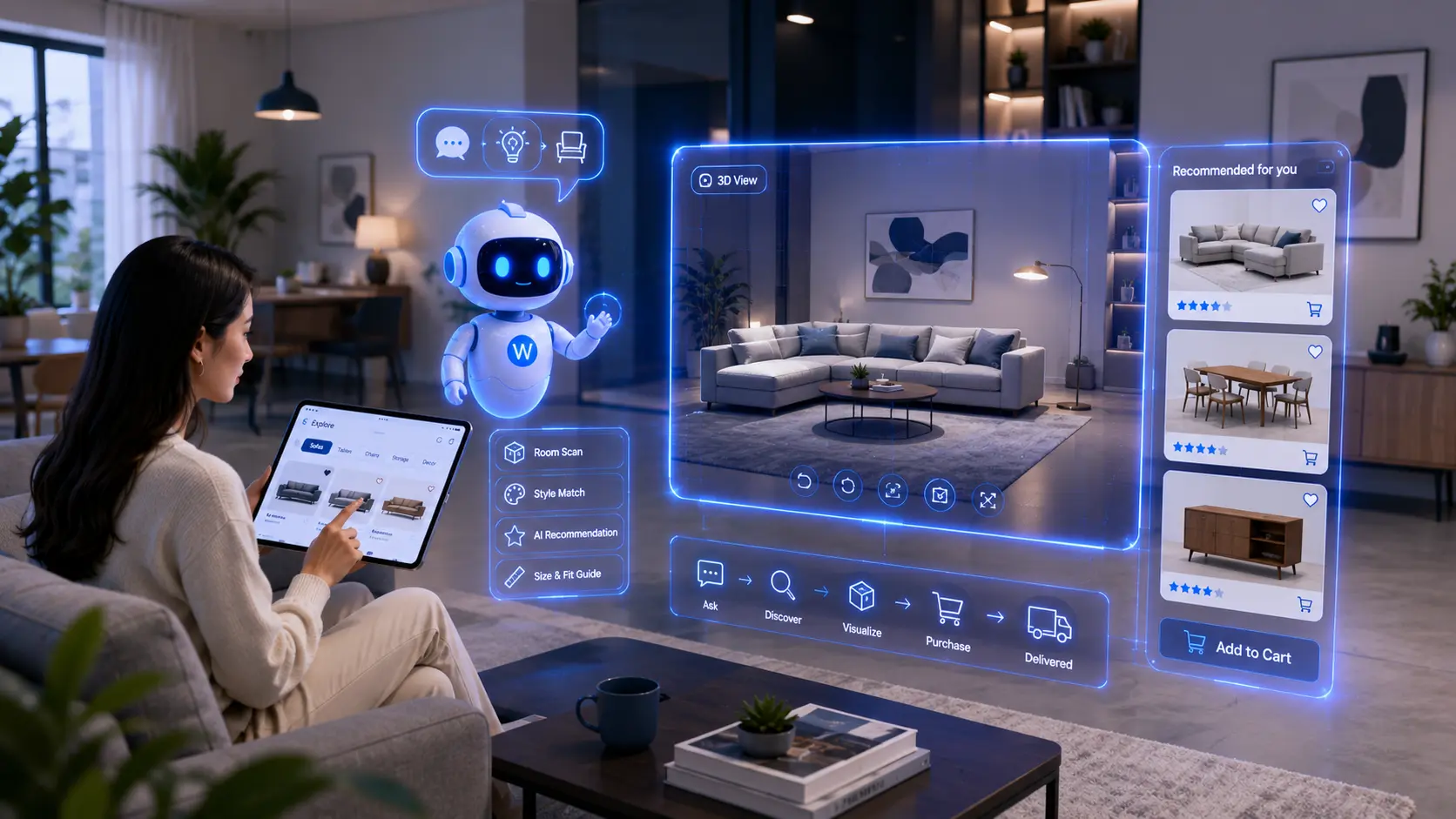 Furniture retail AI sales assistant — capability overview