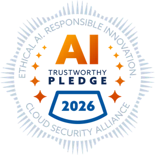 CSA AI Trustworthy Pledge 2026 badge