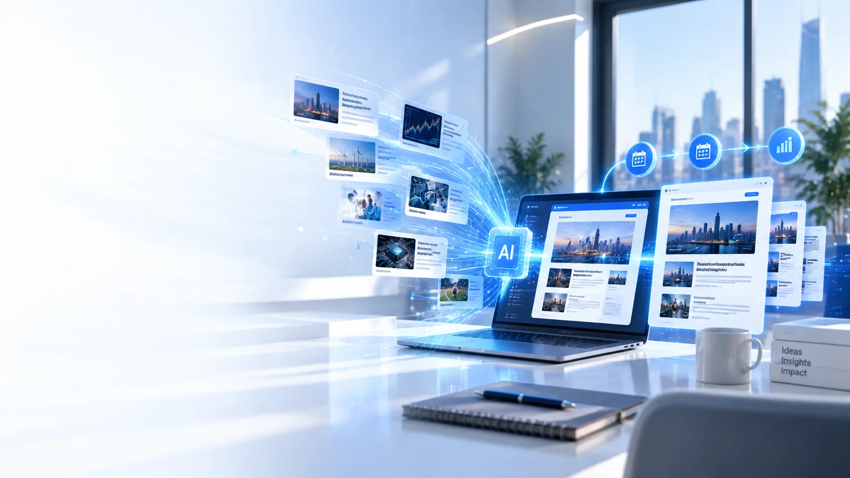 AI news automation turning trusted industry sources into ideas, insights and impact for your website